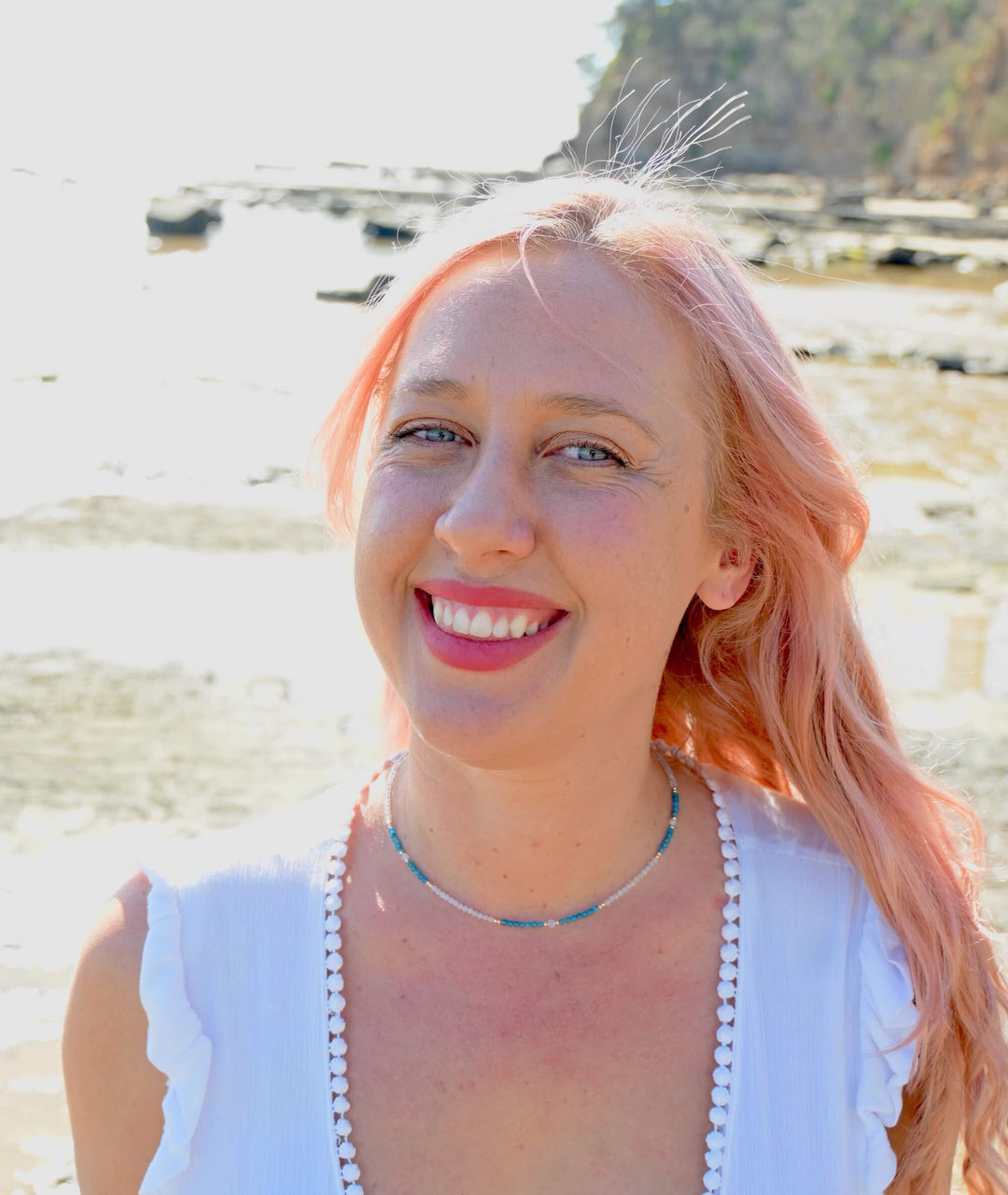 One Of A Kind Atlantis Apatite & Moonstone Gold Necklace