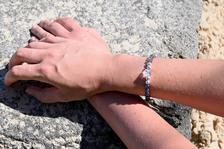 Made Of Magic Herkimer Diamond, Iolite & Labradorite Bracelet