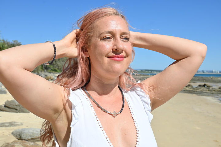 Made Of Magic Herkimer Diamond, Iolite & Labradorite Necklace