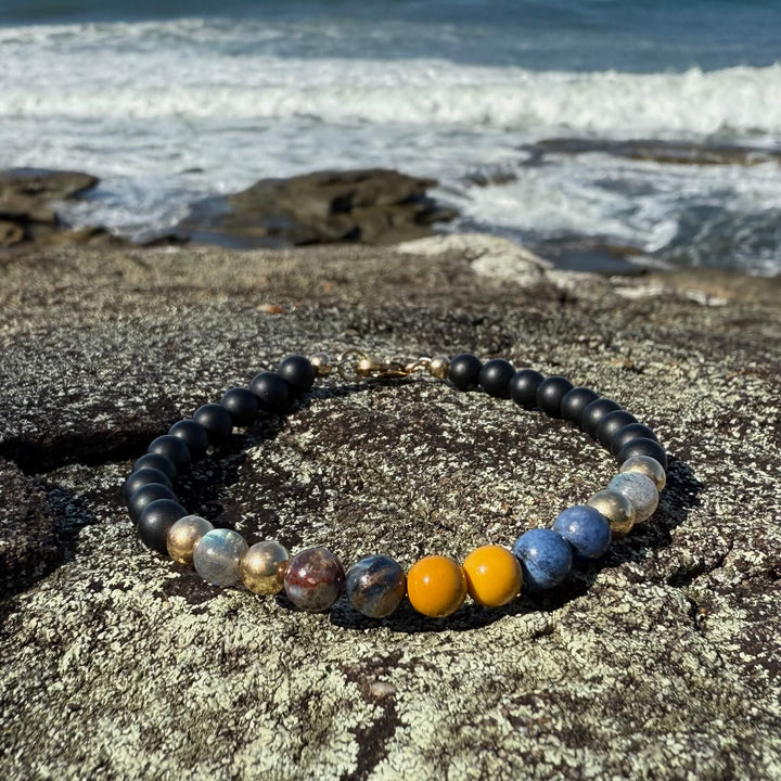 Phoenix Rising Men's Gold Bracelet