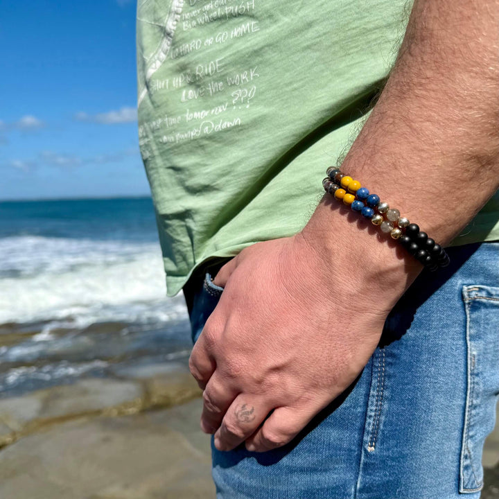 Phoenix Rising Men's Sterling Silver Bracelet