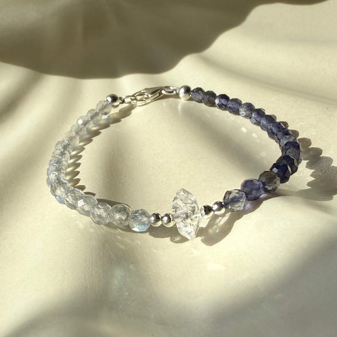 Made Of Magic Herkimer Diamond, Iolite & Labradorite Bracelet
