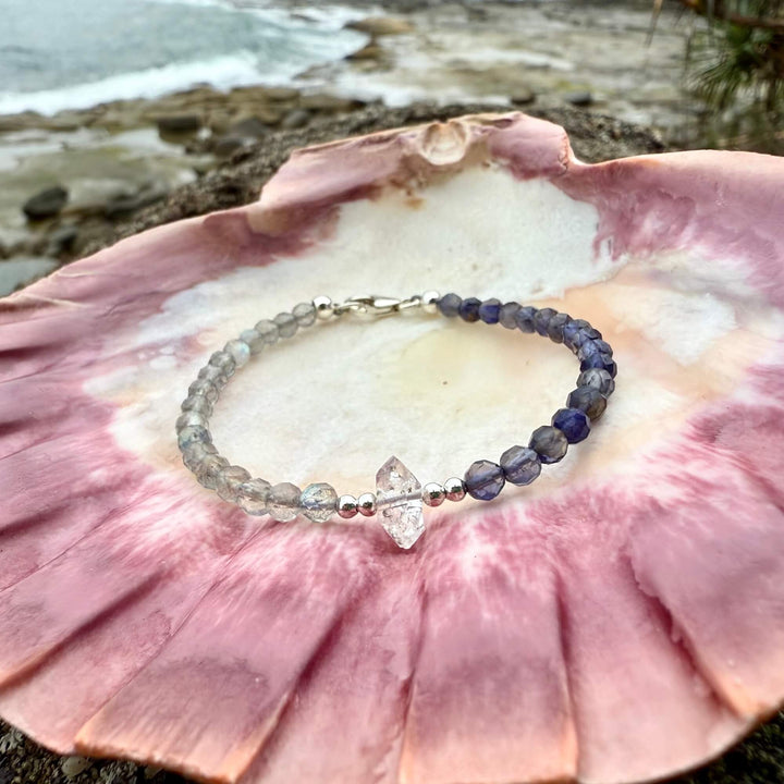 Made Of Magic Herkimer Diamond, Iolite & Labradorite Bracelet