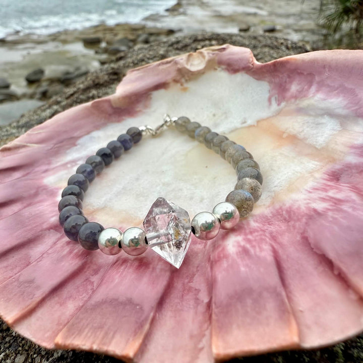 Made Of Magic Herkimer Diamond, Iolite & Labradorite Bracelet