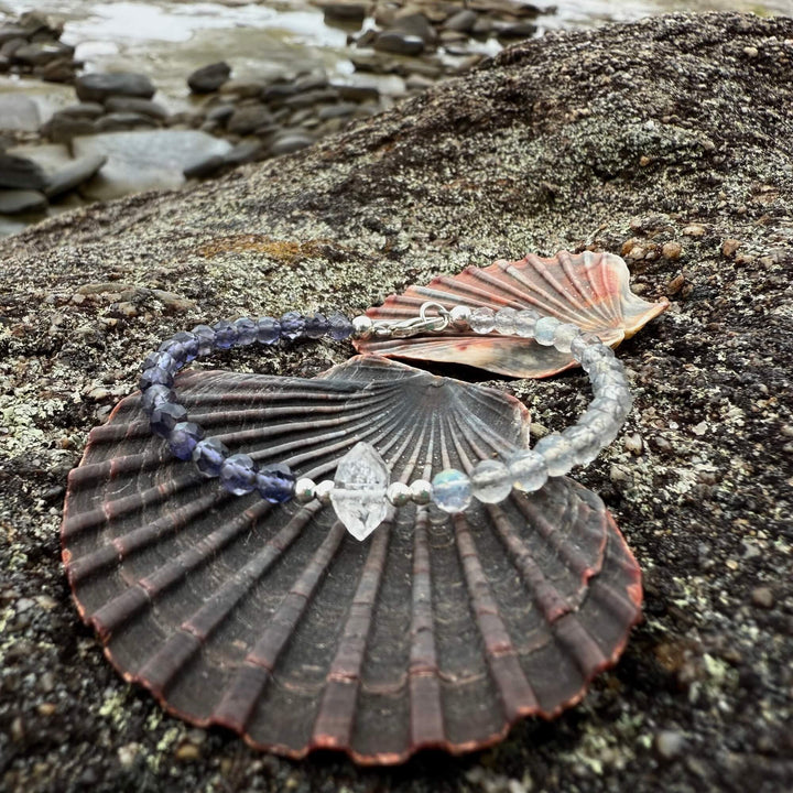 Made Of Magic Herkimer Diamond, Iolite & Labradorite Bracelet