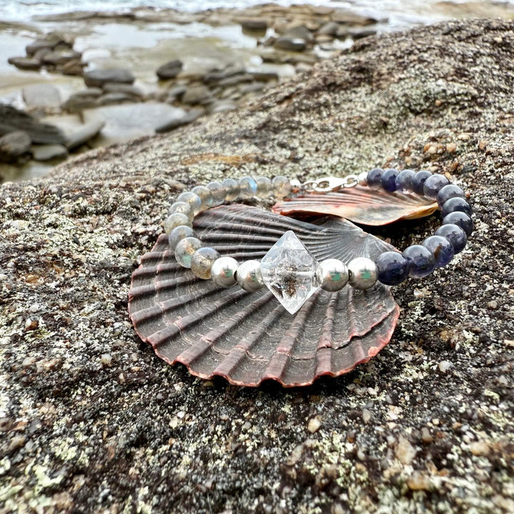 Made Of Magic Herkimer Diamond, Iolite & Labradorite Bracelet