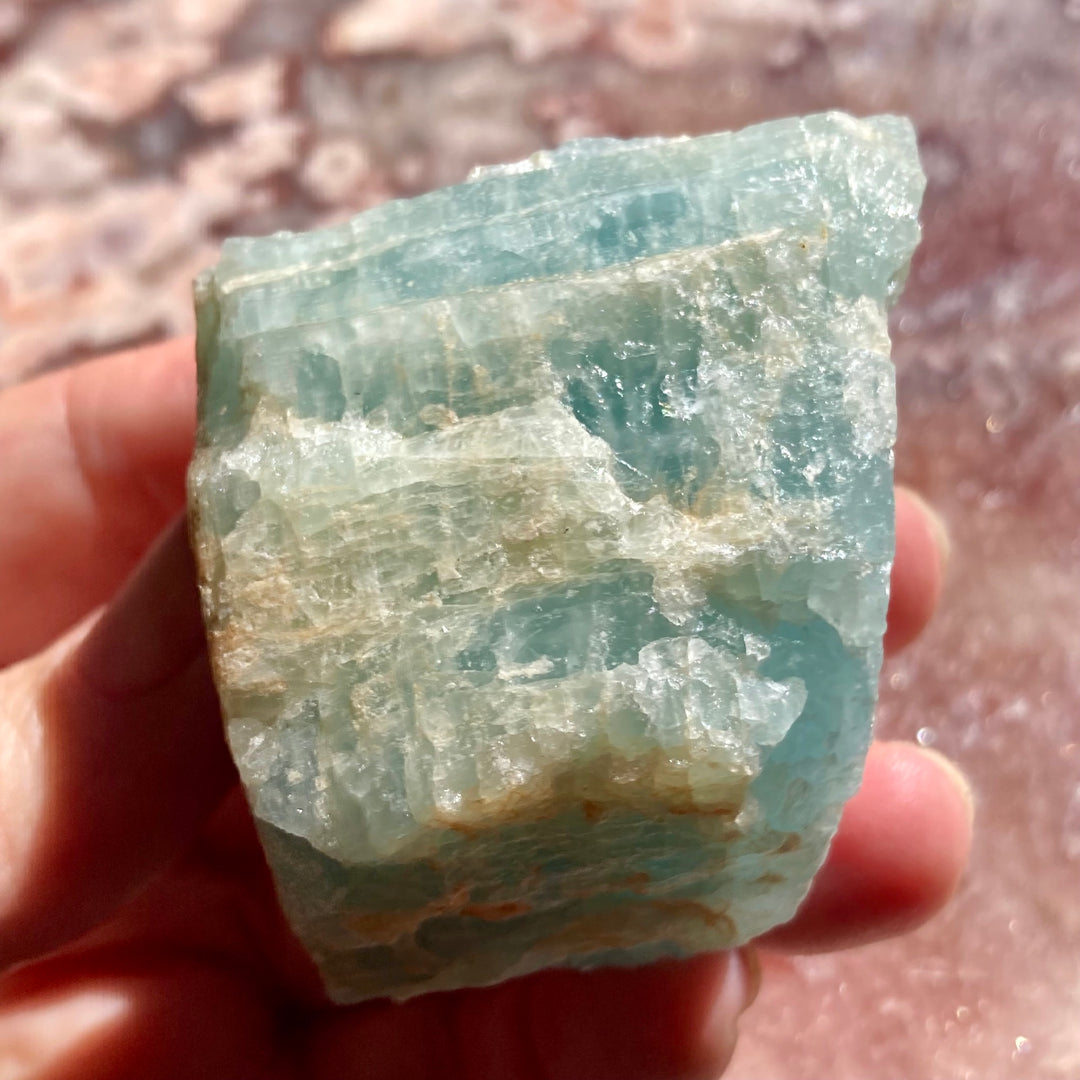 Rough Aquamarine Crystal Specimen