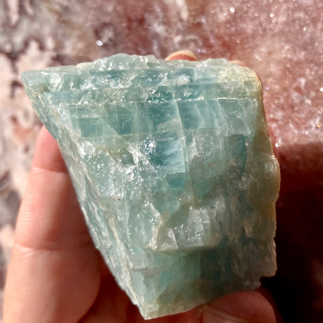 Rough Aquamarine Crystal Specimen