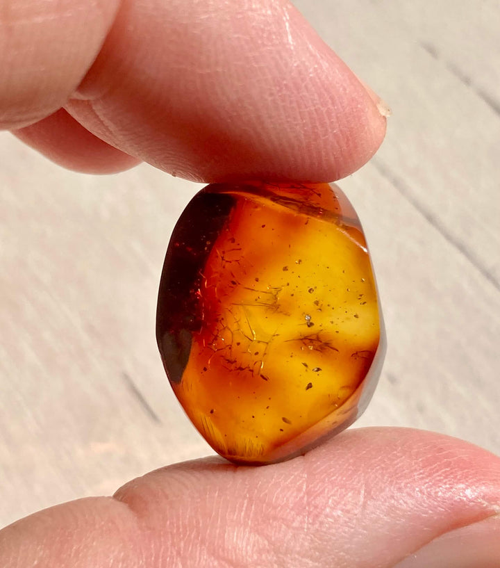 Amber Crystal Specimen (Rare Red Mayan Amber)