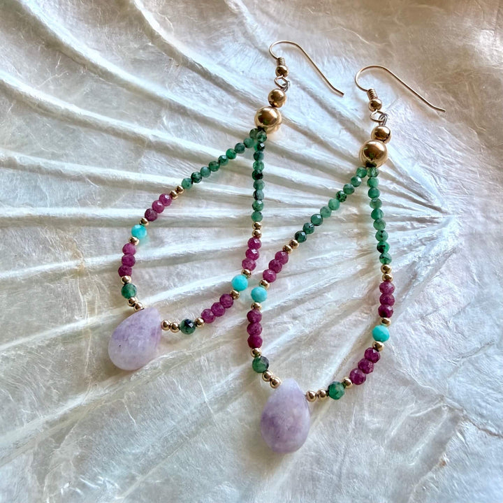 The Empress Golden Earrings