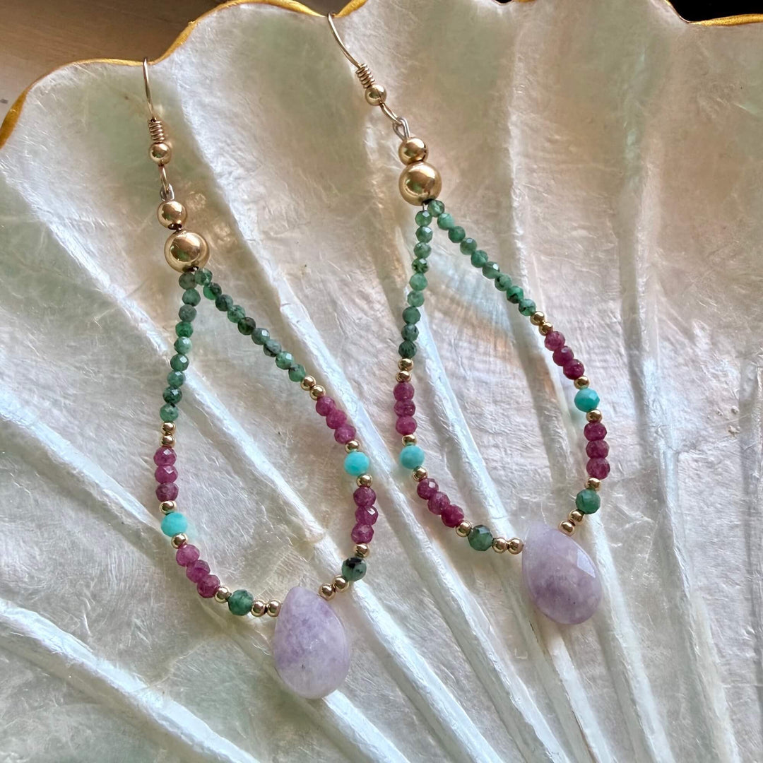 The Empress Golden Earrings