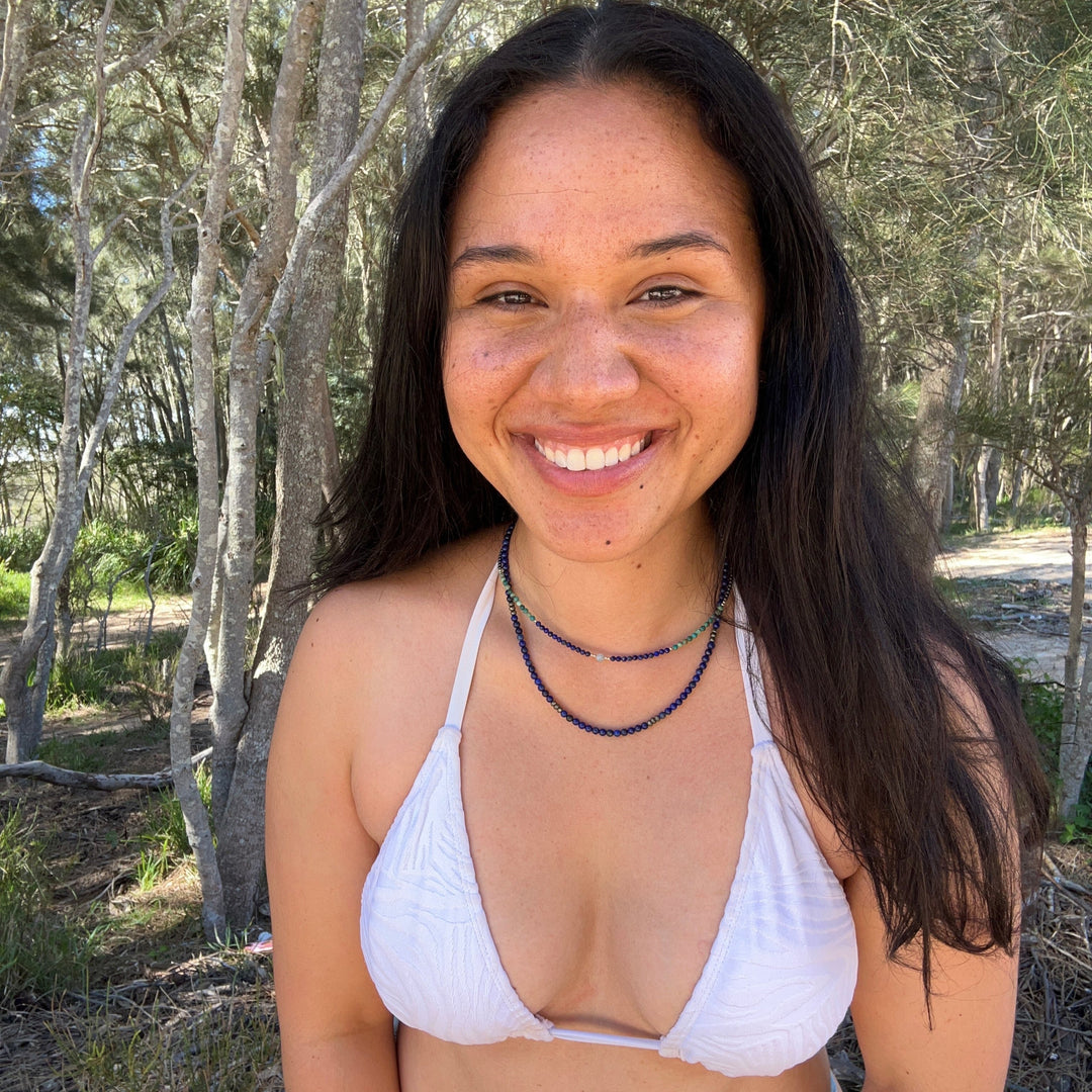Lapis Lazuli & Pyrite Necklace