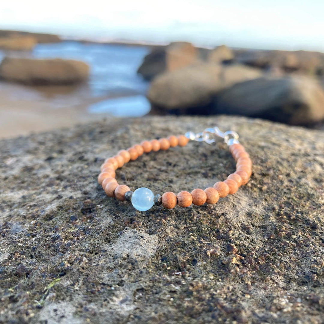 Boys Aquamarine healing Bracelet