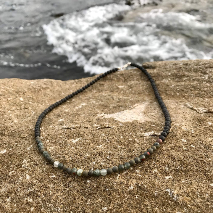 Empowerment for men strength and courage necklace