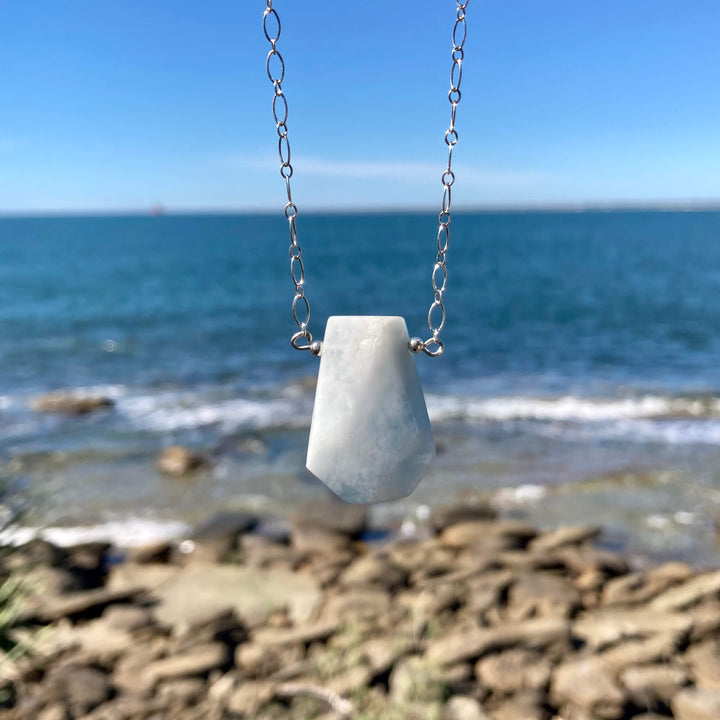 I Am Courageous, Aquamarine Necklace