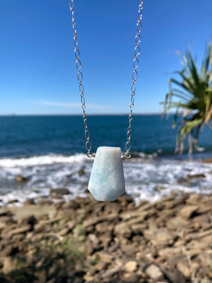 I Am Courageous, Aquamarine Necklace