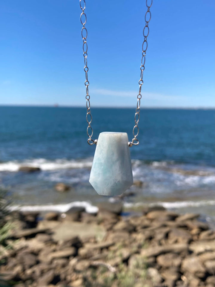 I Am Courageous, Aquamarine Necklace