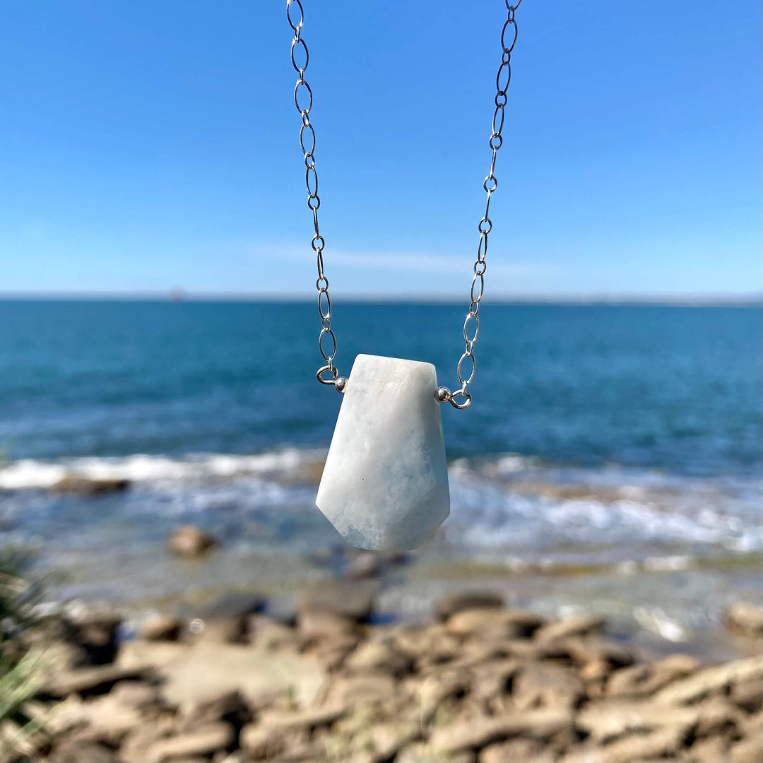 I Am Courageous, Aquamarine Necklace