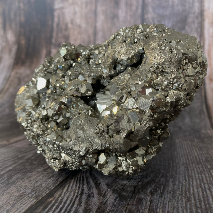 XL Pyrite Crystal Cluster