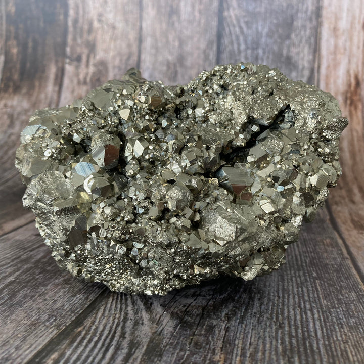 XL Pyrite Crystal Cluster