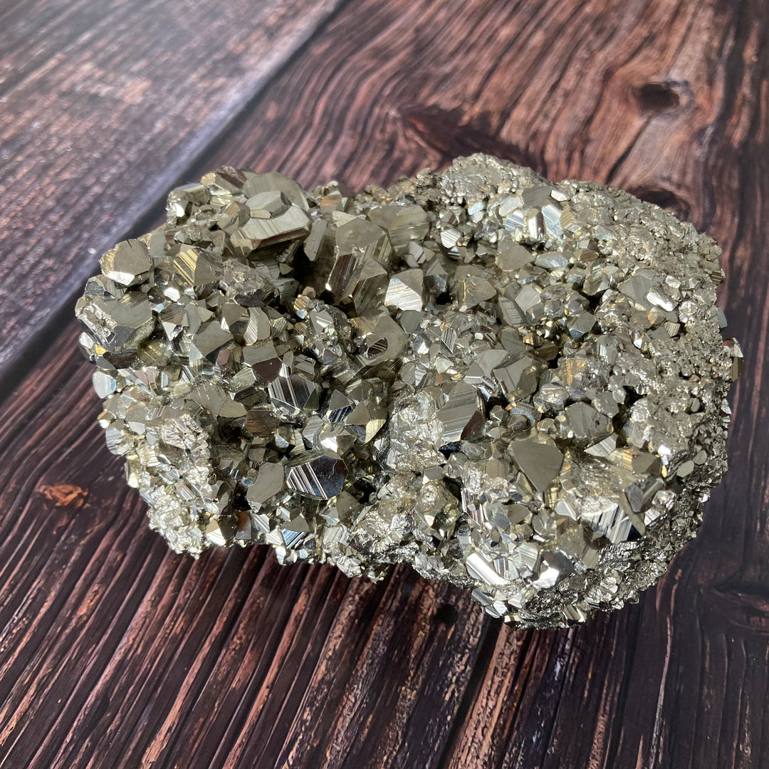 Large Pyrite Crystal Cluster