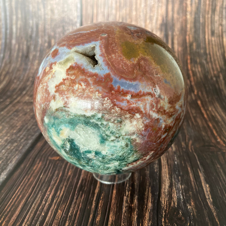 Ocean Jasper Crystal Sphere