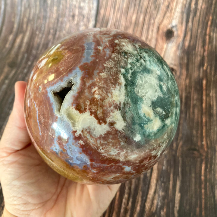 Ocean Jasper Crystal Sphere