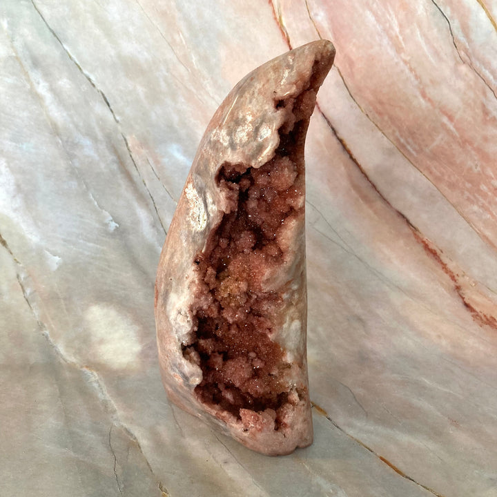 Freeform Pink Amethyst Crystal Cluster