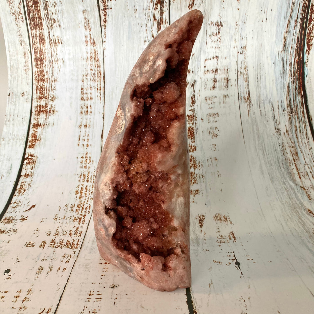 Freeform Pink Amethyst Crystal Cluster