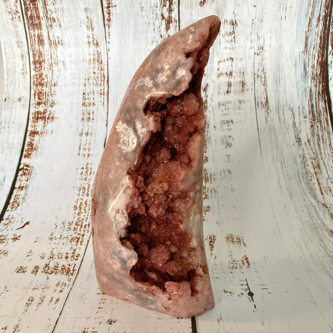 Freeform Pink Amethyst Crystal Cluster