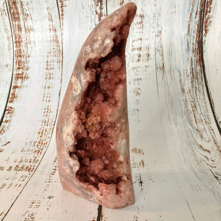 Freeform Pink Amethyst Crystal Cluster