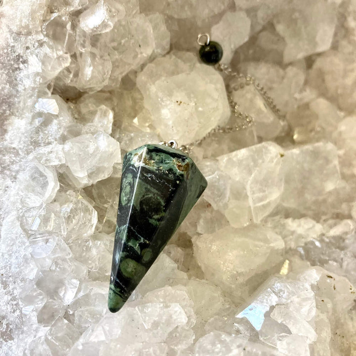Kambaba Jasper Crystal Pendulum