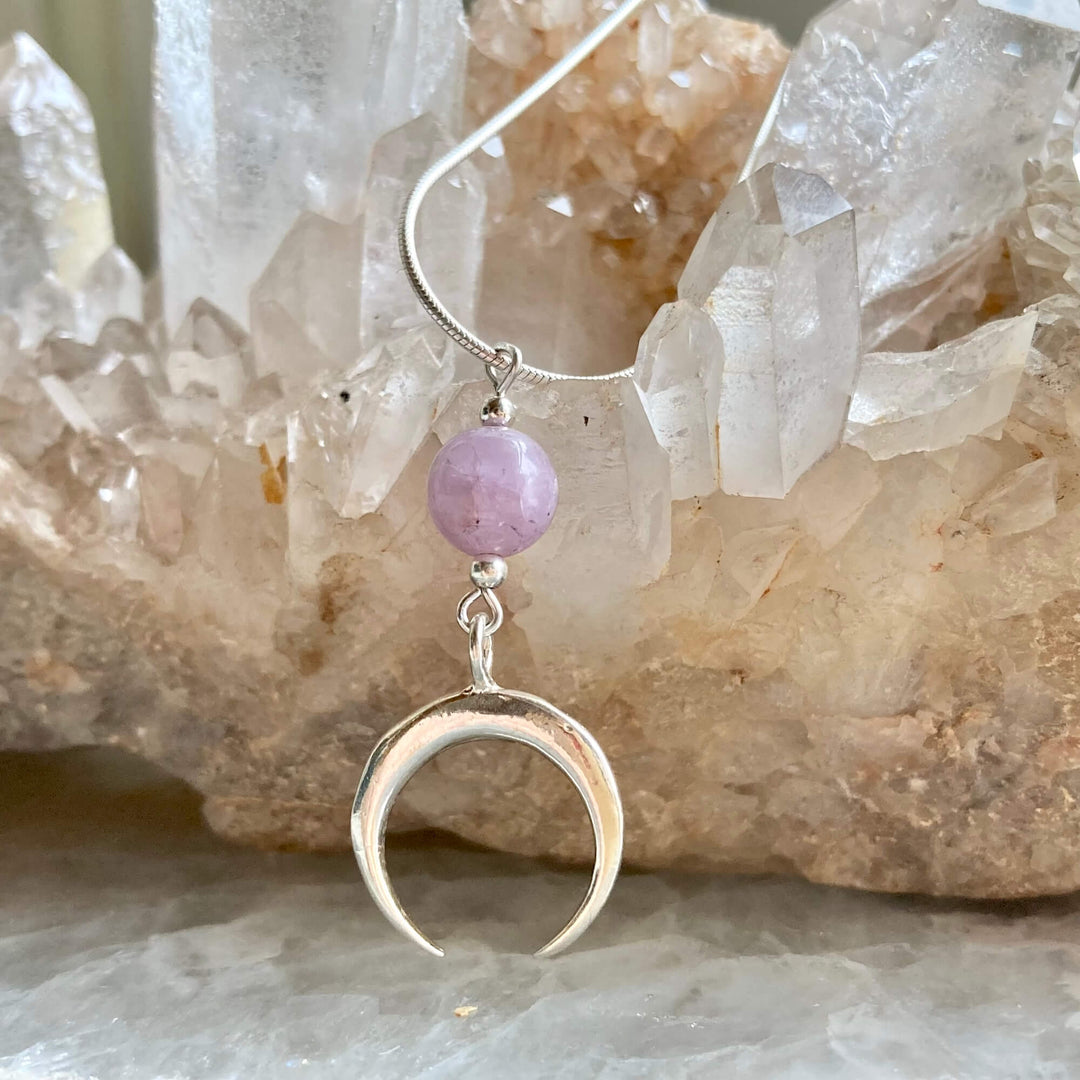 La Luna Love Kunzite healing  Necklace