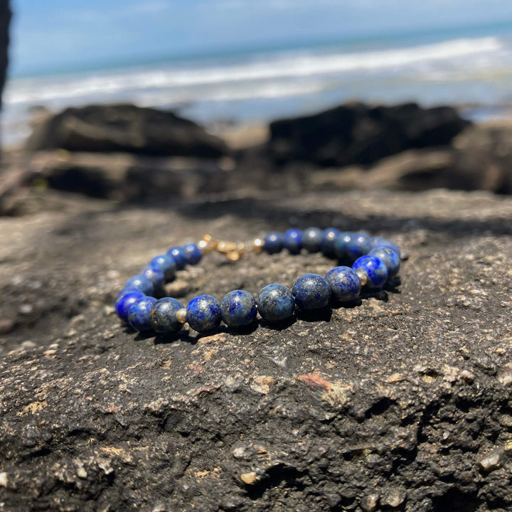 Lapis Lazuli & Gold Bracelet