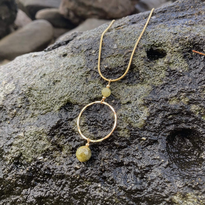 Light of Ra Green Garnet healing Pendant Necklace