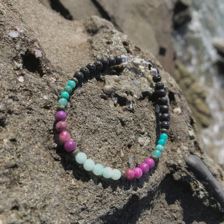 Peacock love healing Diffuser Bracelet