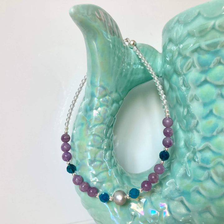 Let's Be Mermaid's Crystal Anklet
