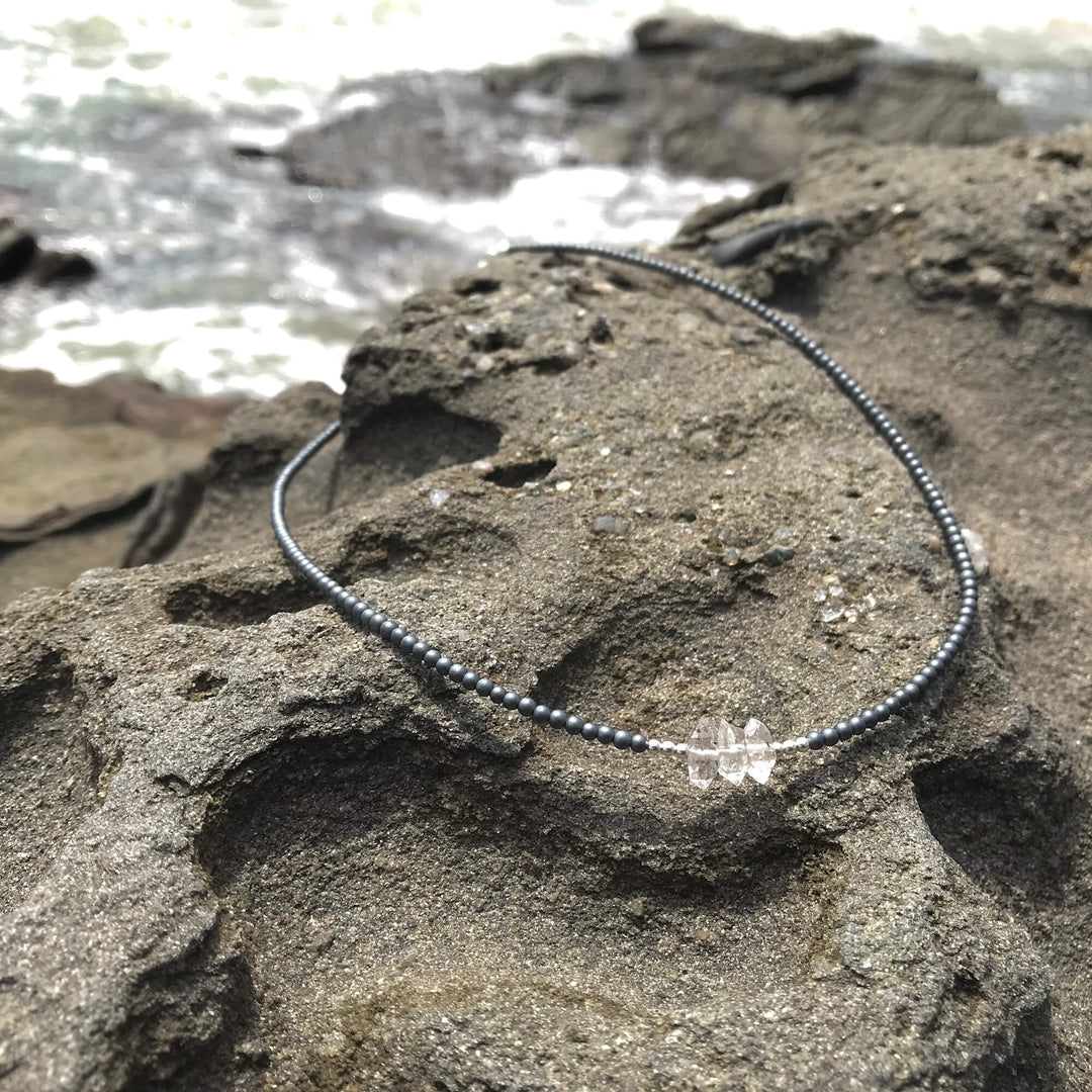 seeker of light herkimer diamond necklace for healing