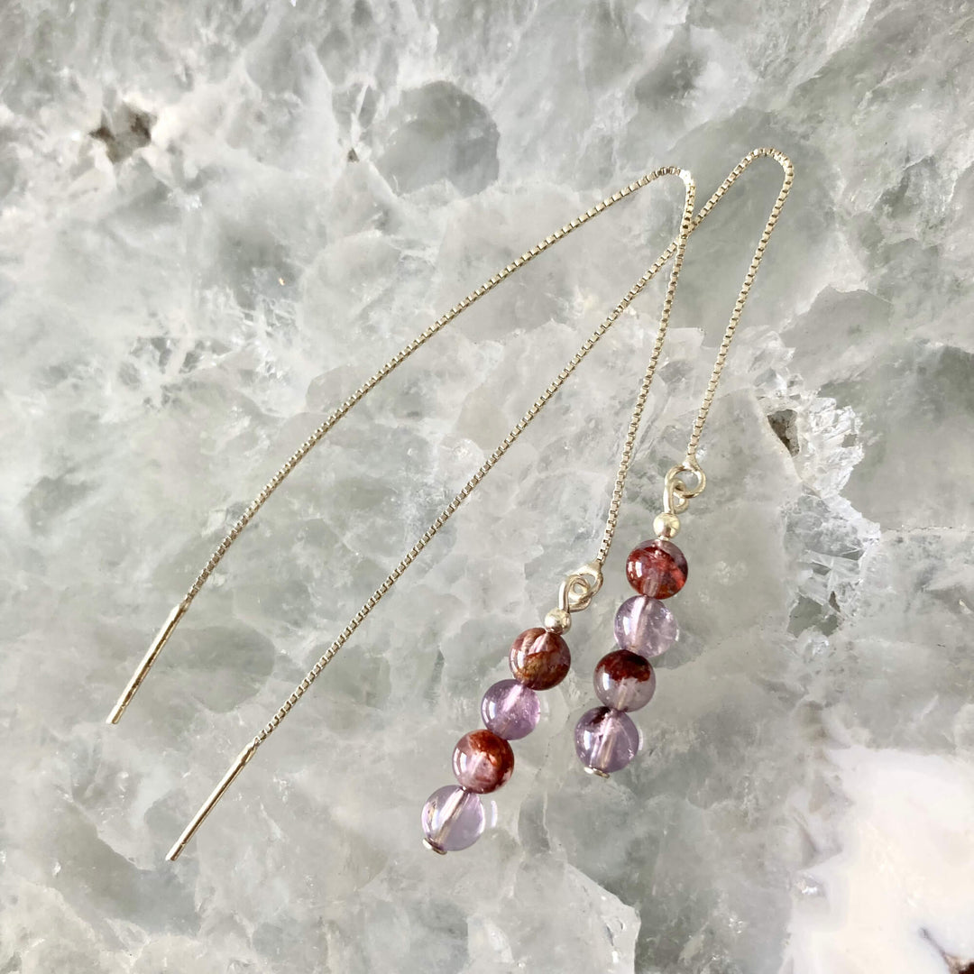 Super 7 thread earrings for ladies