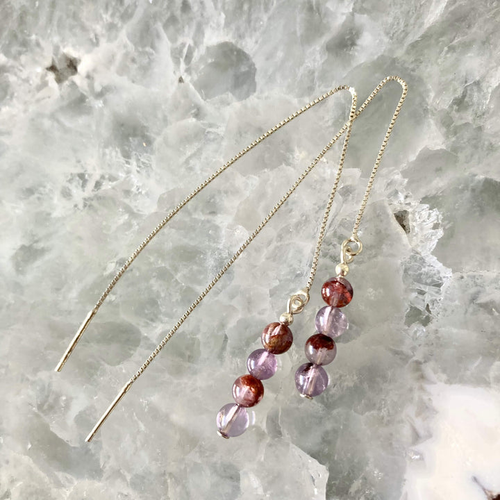 Super 7 thread earrings for ladies